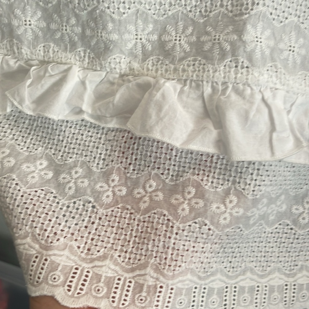 Anthropologie Lili’s Closet Ruffle-Tiered Eyelet Dress - Picture 5 of 9